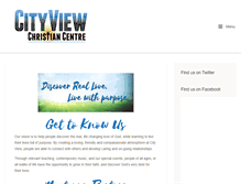 Tablet Screenshot of cityviewchristian.com